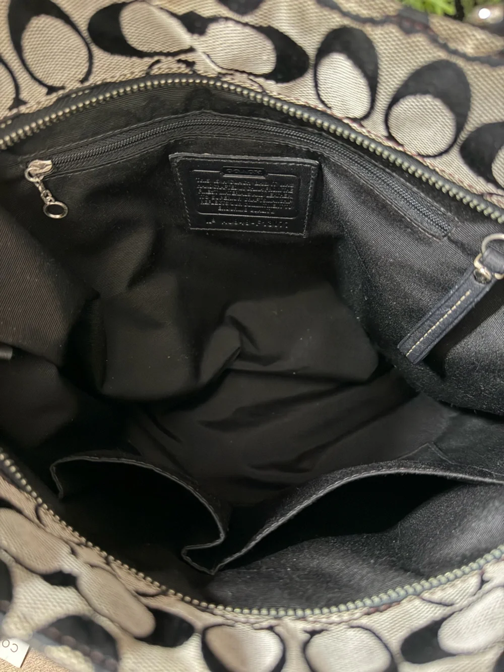 Coach Hampton Signature Monogram Shoulder Bag & Wallet
